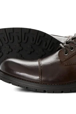 Jack & Jones Bota Piel Piso Track Marron Medio Online