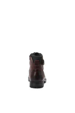 Jack & Jones Bota Piel Piso Track Marron Medio Online