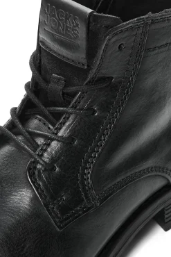 Jack & Jones Bota Piel Piso Track Negro Clearance