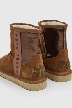 Pepe Jeans Botas Acolchadas Diss Tostado New