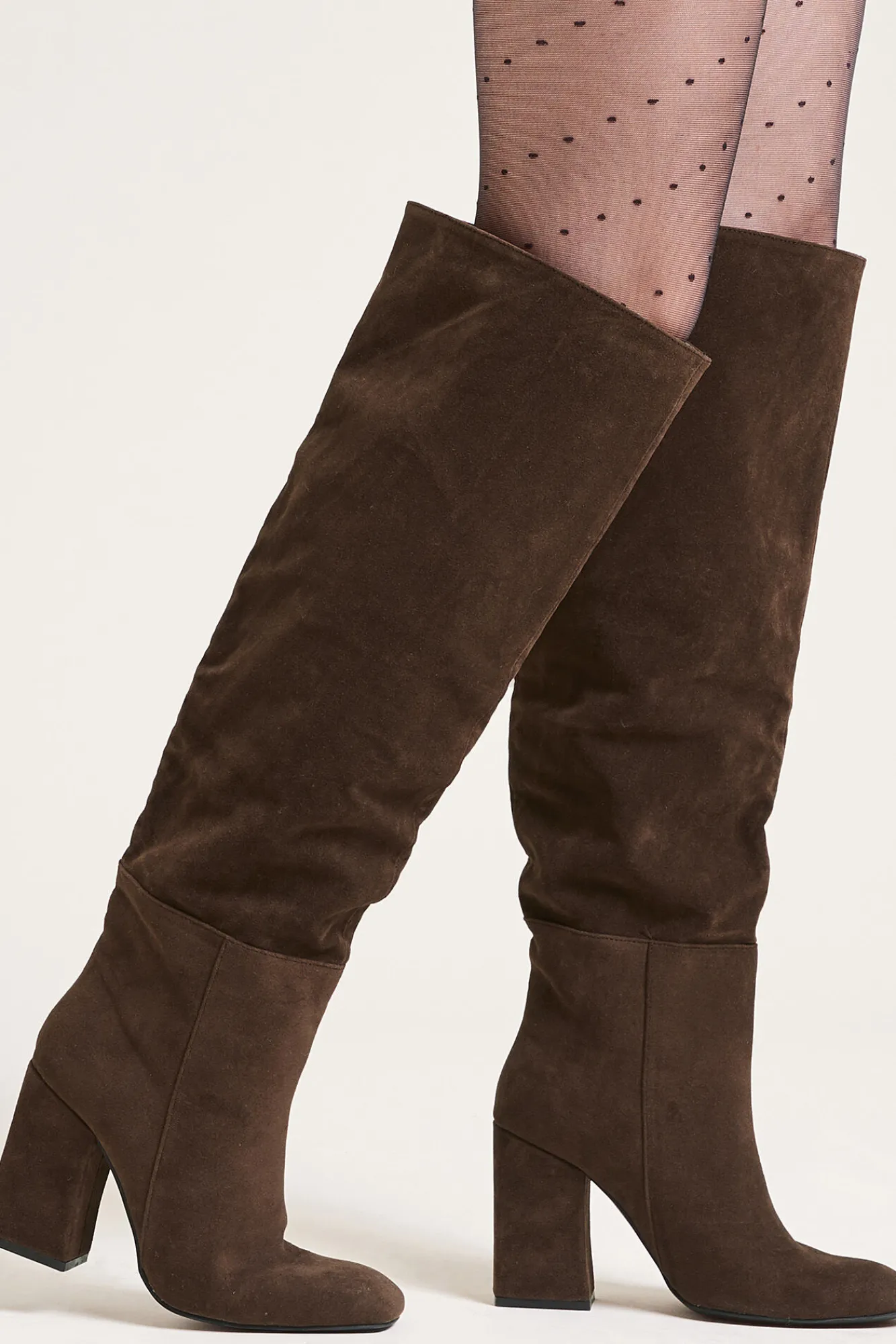 Pimkie Botas Altas De Antelina Estampado Tostado Hot