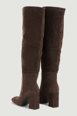 Pimkie Botas Altas De Antelina Estampado Tostado Hot