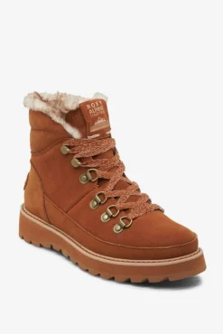 Roxy Botas Con Cordones Sadie Marron Claro Online