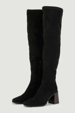 Pimkie Botas Mosqueteras De Antelina Negro Outlet