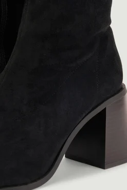 Pimkie Botas Mosqueteras De Antelina Negro Outlet