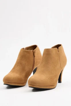 Inside Botin Basico Plataforma Marron Clearance