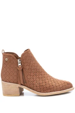 Xti Botin De Tacon De Mujer, Marron Medio Best