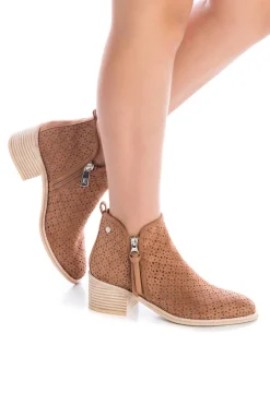 Xti Botin De Tacon De Mujer, Marron Medio Best