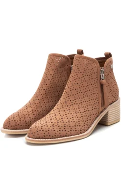 Xti Botin De Tacon De Mujer, Marron Medio Best