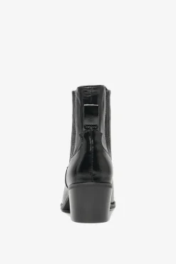 Only Botines Cowboys En Polipiel Negro Best