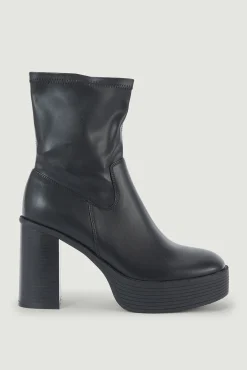 Pimkie Botines De Plataforma Y Tacon Alto Negro Discount