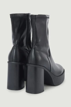 Pimkie Botines De Plataforma Y Tacon Alto Negro Discount