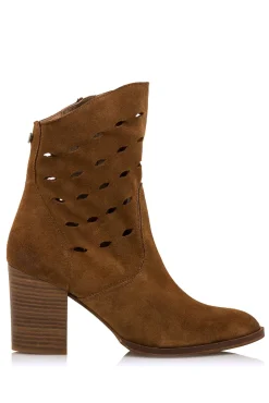 Mustang Botines De Tacon Frontier - Mujer Marron Claro Sale