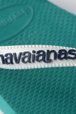 Havaianas Brasil Logo Turquesa Outlet