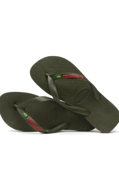 Havaianas Brasil Logo Verde Clearance