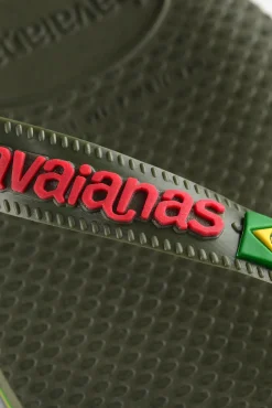 Havaianas Brasil Logo Verde Clearance