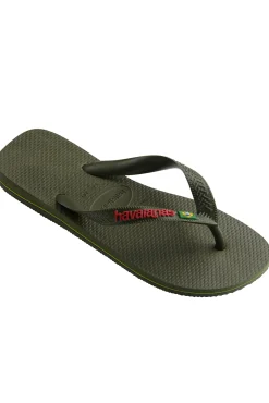 Havaianas Brasil Logo Verde Clearance