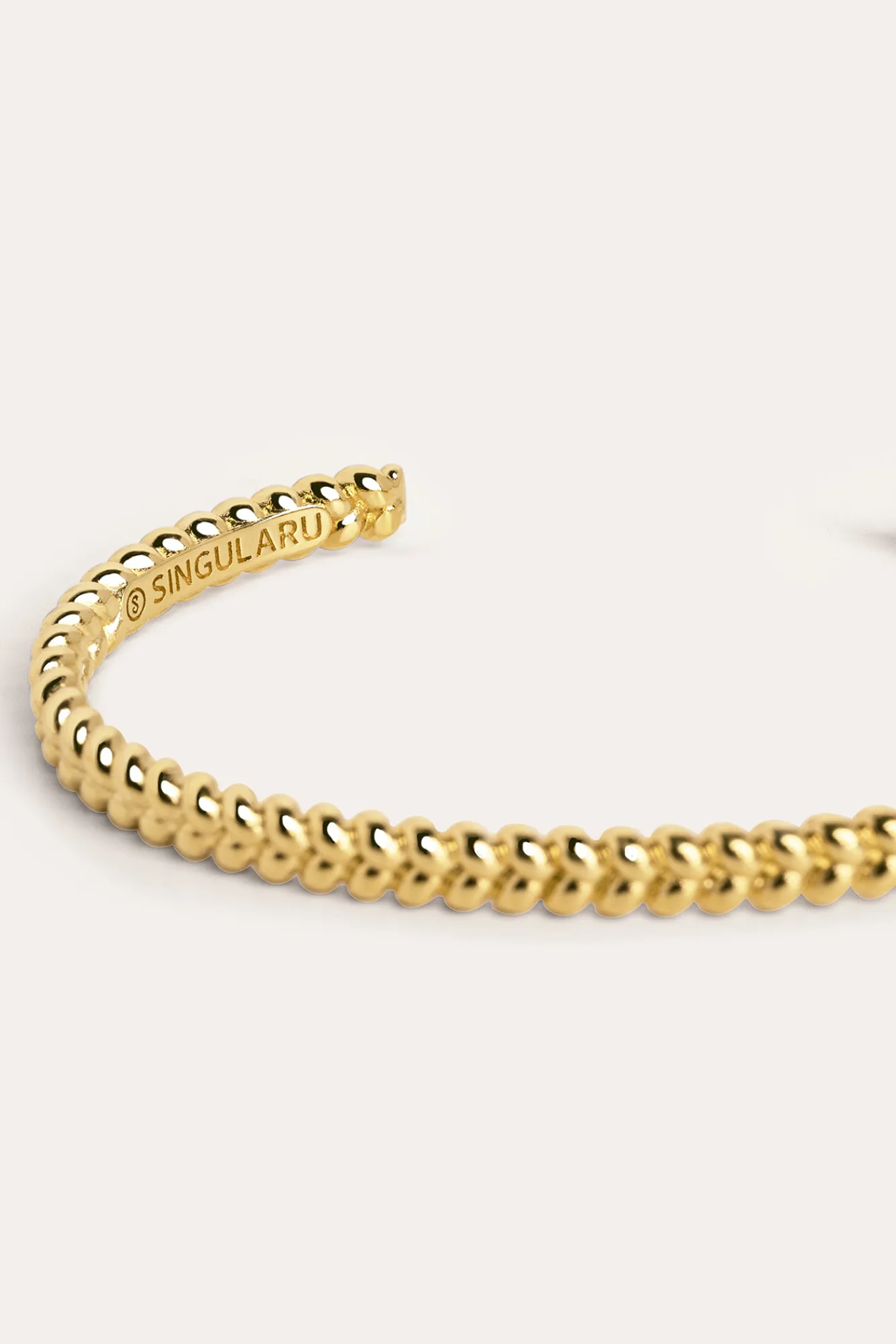 Singularu Brazalete Cord Baño Oro Amarillo Online