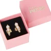 Pieces Caja De Pendientes Con Piedras Claras. Gris Claro Best