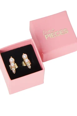 Pieces Caja De Pendientes Con Piedras Claras. Gris Claro Best