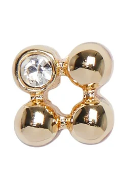 Pieces Caja De Pendientes En Forma De Cuadro. Dorado Outlet