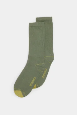 * Calcetin Basico Canale Kaki Oscuro Sale