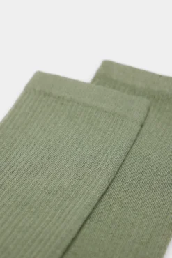 * Calcetin Basico Canale Kaki Oscuro Sale