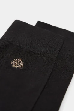 * Calcetin Basico Logo Arbol Negro Best