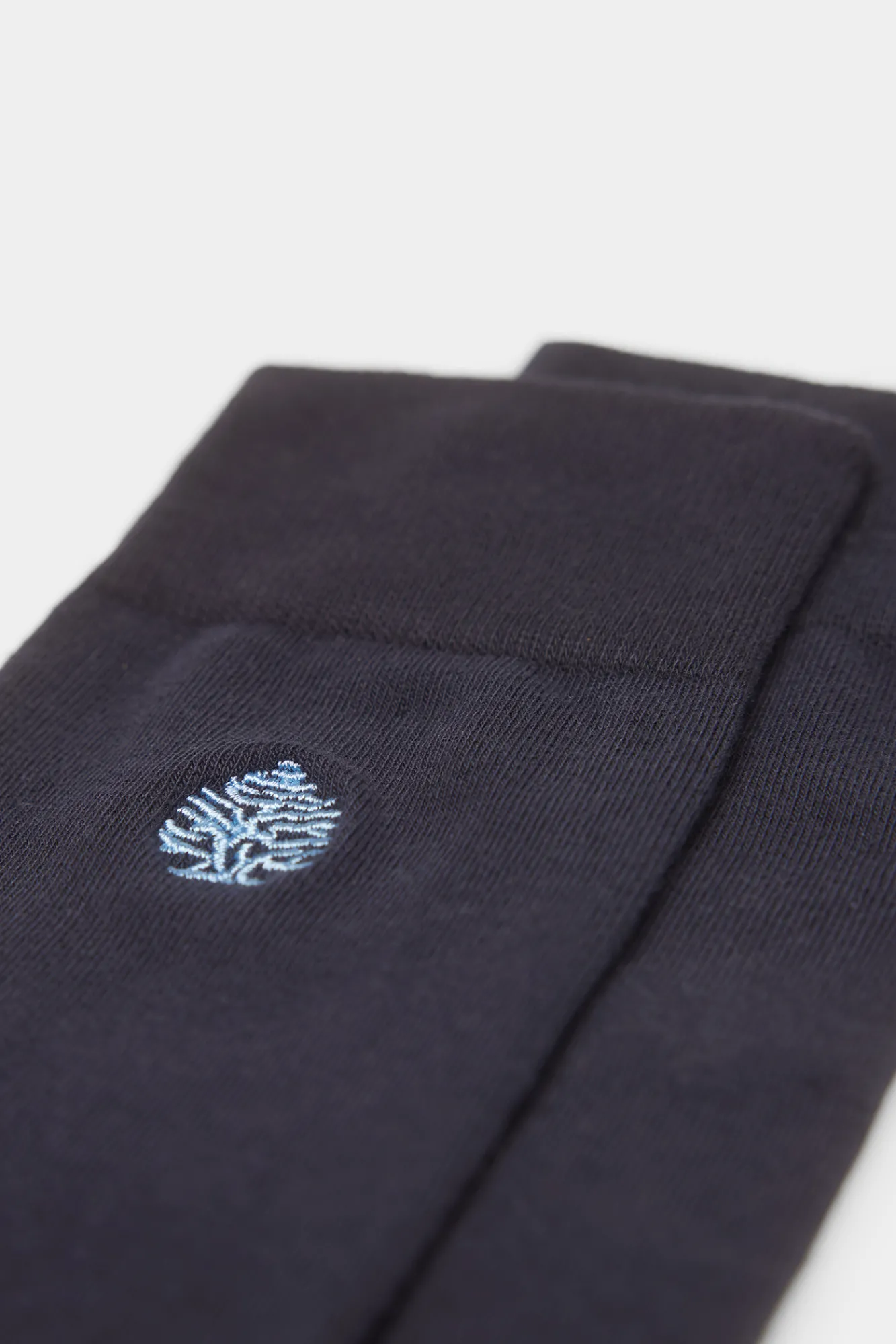 * Calcetin Basico Logo Bordado Azul Oscuro Online
