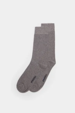 * Calcetin Basico Monocolor Gris Oscuro Hot