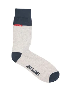 Jack & Jones Calcetin Cana Media Gris Claro Online