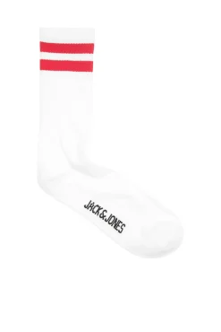 Jack & Jones Calcetin Cana Media Rojo Online