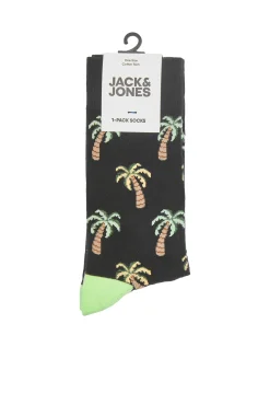 Jack & Jones Calcetin Cana Media Multicolor Hot
