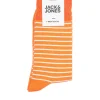 Jack & Jones Calcetin Estampado Rayas Naranja