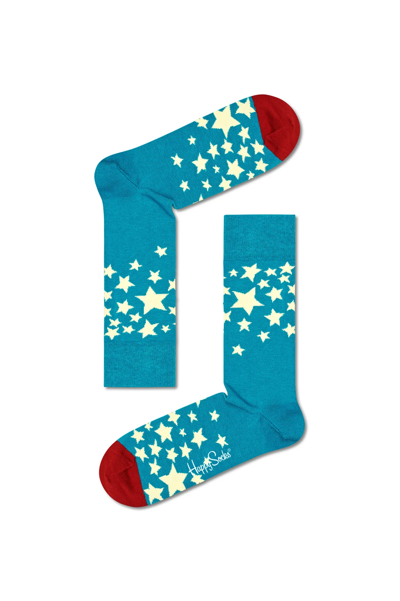 Happy Socks Calcetin Estrellas Turquesa Sale