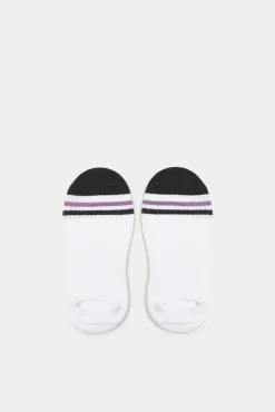 * Calcetin Invisible En Canale Deportivo Blanco Clearance