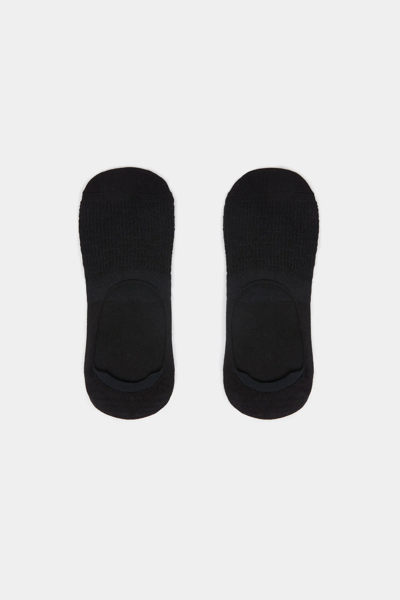 * Calcetin Invisible Estructura Negro Clearance