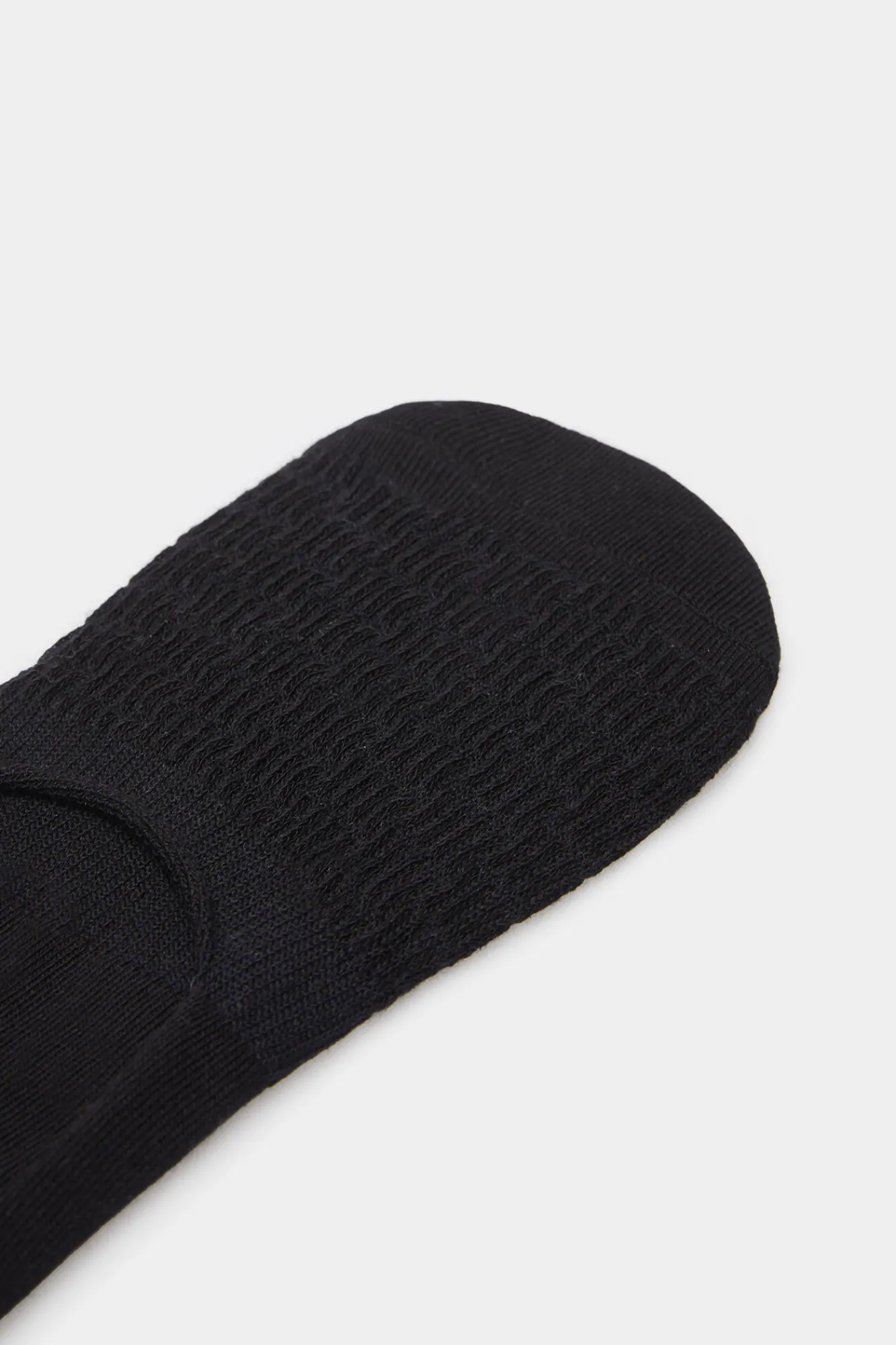 * Calcetin Invisible Estructura Negro Clearance