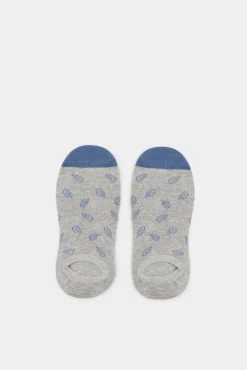 * Calcetin Invisible Polos Gris Medio Discount