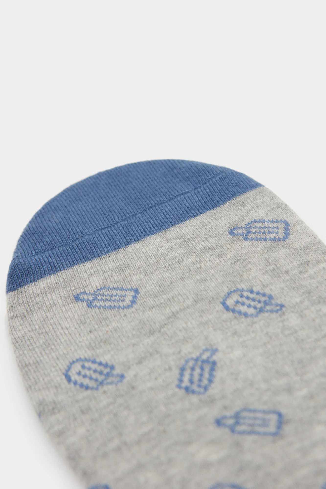 * Calcetin Invisible Polos Gris Medio Discount
