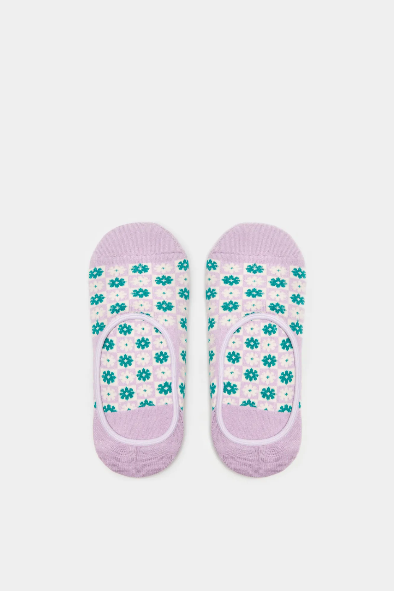 * Calcetin Invisible Psicodelico Azul Outlet