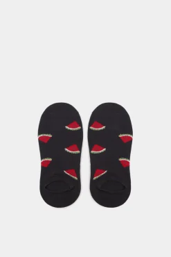 * Calcetin Invisible Sandia Navy Discount