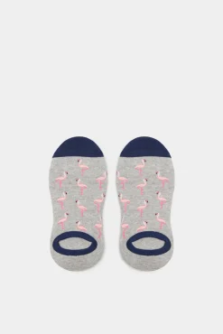 * Calcetin Invisible Tortuga Gris Medio Outlet