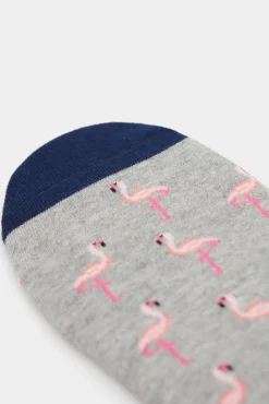 * Calcetin Invisible Tortuga Gris Medio Outlet