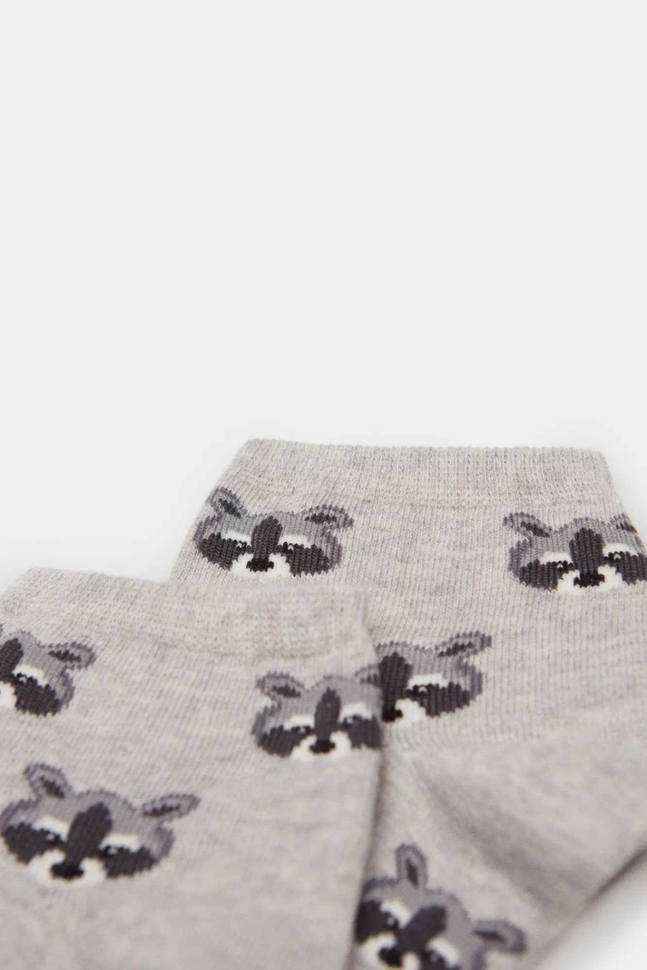 * Calcetin Mapaches Gris Medio Sale