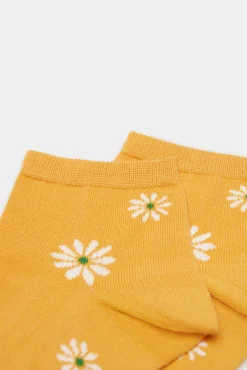 * Calcetin Margaritas Dorado Sale
