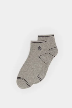 * Calcetin Tobillero New Fit Logo Gris Medio Online