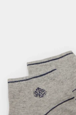 * Calcetin Tobillero New Fit Logo Gris Medio Online