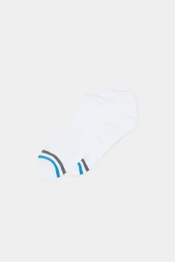 * Calcetin Tobillero Rib Blanco Sale