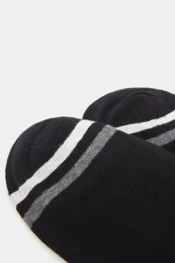* Calcetin Tobillero Rib Negro
